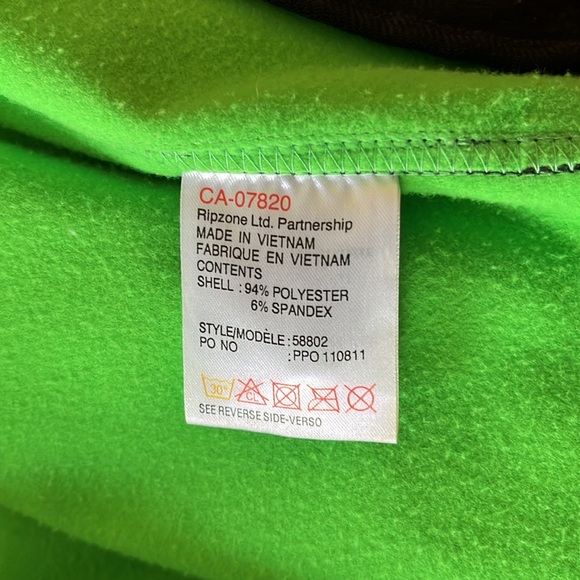 RIPZONE Trilogy green apple 3in1 winter ski/snowboard jacket. - Picture 12 of 15